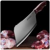 Professional Meat Cleaver Knife, 7 Inch Butcher Knife, Heavy Duty