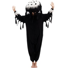 XIGUAGUO Inky Cap Mushroom Onesie Adult Mushroom Costume Fun and Comfy Adult Onesie for Women and Men