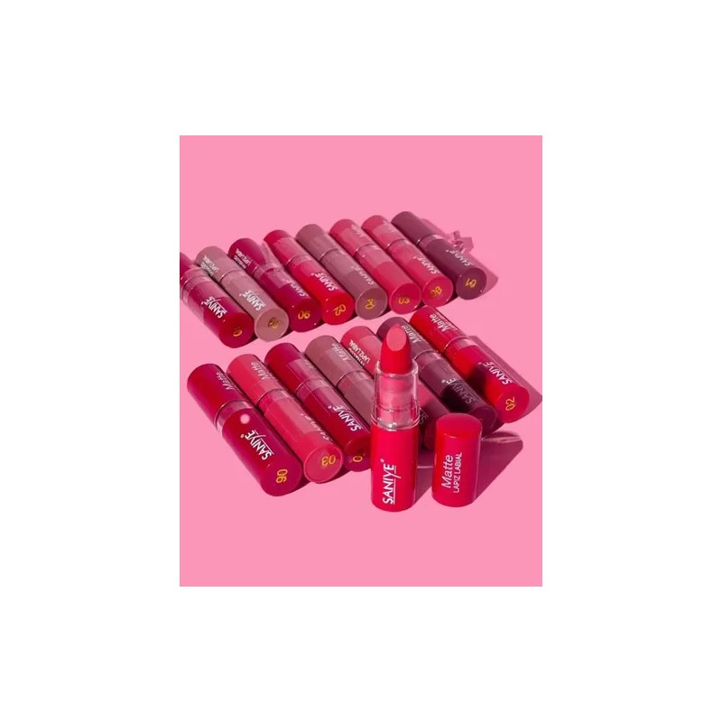 Set De 6 Lapices Labiales Efecto Matte Tonalidad Vibrante