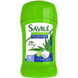 SAVILE DESODORANTE EN BARRA BICARBONATO &LIMON/BAKING SODA LEMON STICK DEODORANT