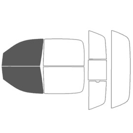 AUTOTEK Precut Window Tint Film Front Two Door Windows Tint Film Cars Sun Blocking Protection Privacy Anti Shatter Glass 2 Ply Computer Cut Any Tint Shade for Ram 1500 Crew 2006-2008