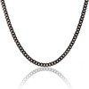 RWQIAN Cuban Necklace Men's 4 mm/6 mm/9 mm Stainless Steel