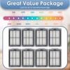 (8 Pack) Plus 505 Combo Replacement HEPA Filters Compatible with