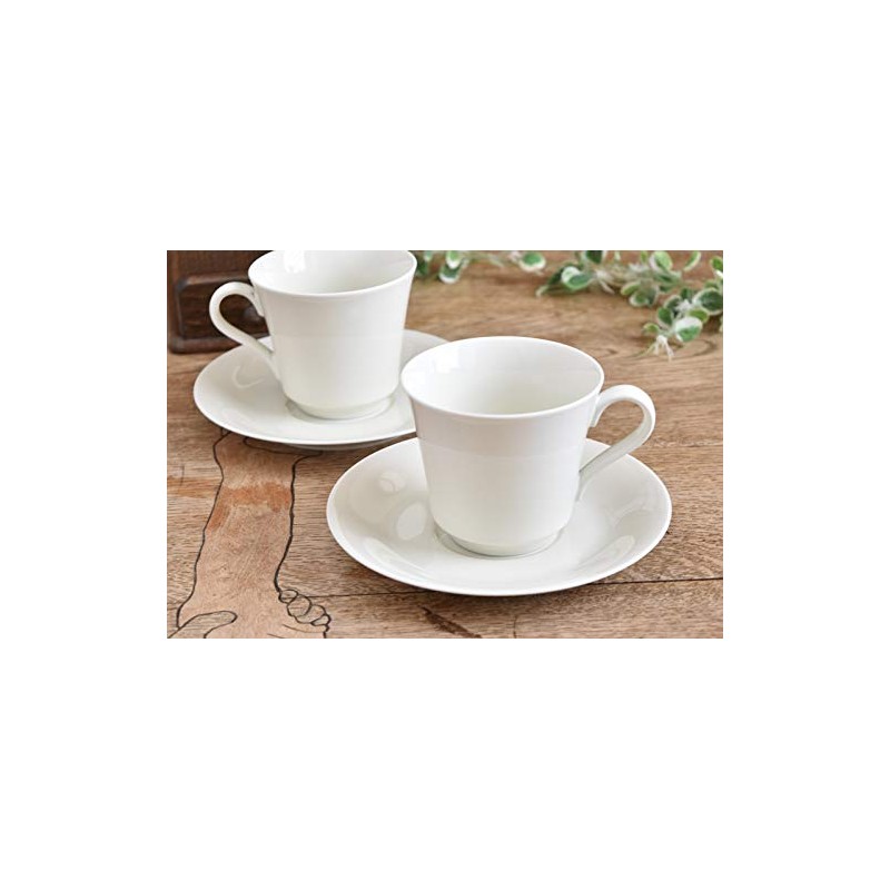 Set of 5 Ceramics [White Tableware] Milky White White with