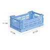 Ay-Kasa The Original Foldable Plastic Storage Container, Foldable Storage Basket,