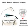 WAHAH 5 Pairs 5 Colors Side Shields for Eyeglasses -