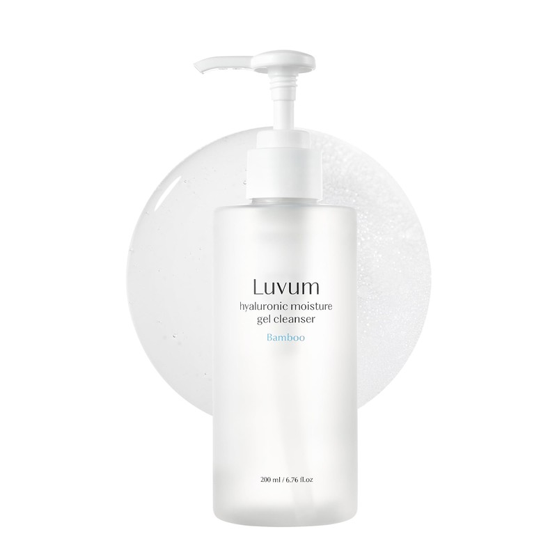 Luvum Limpiador en Gel con Bambú y Ácido Hialurónico, No