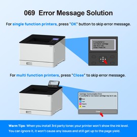 069 Toner Cartridge Set MF753Cdw Replacement for Canon 069 Toner Cartridge Set 069H Cartridges 069 069H for Canon imageCLASS MF753Cdw MF751Cdw LBP674Cdw Printer, 069 Toner Cartridges with Chip 4 Pack
