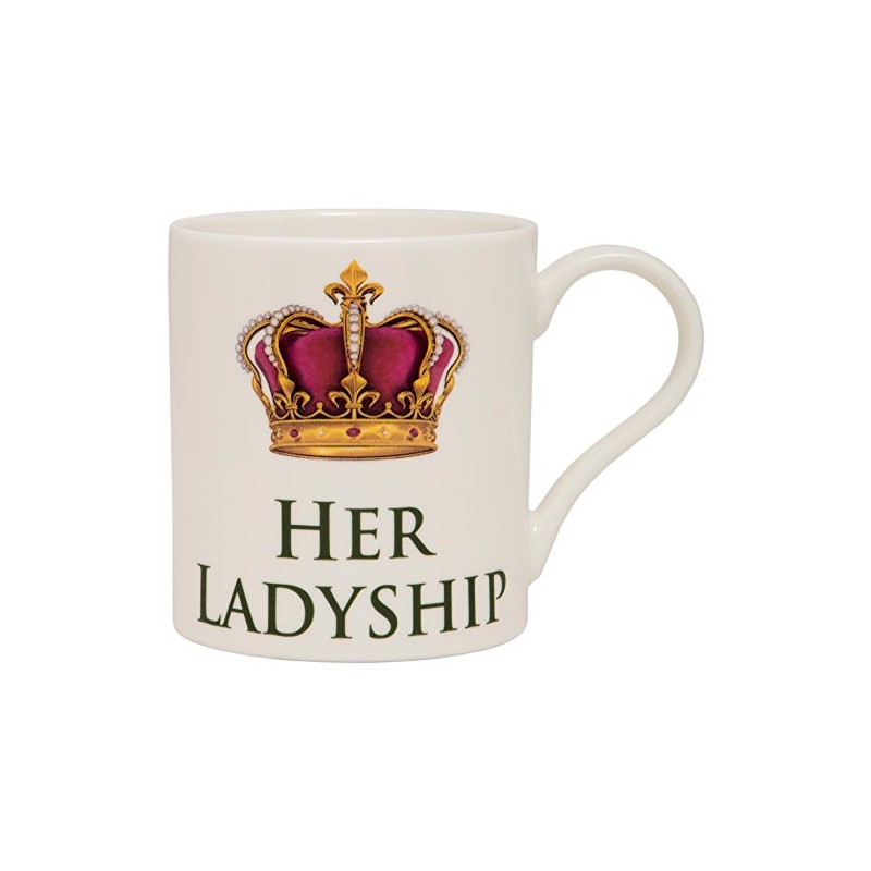 The Leonardo Collection Her Ladyship Fine China Mug, White