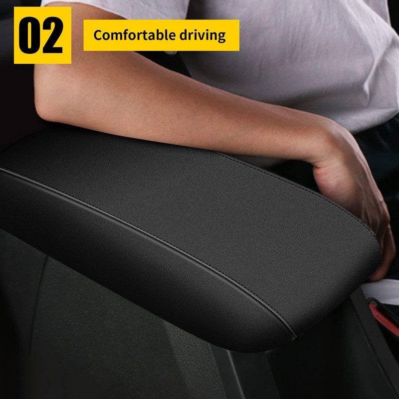 AOMSAZTO Neoprene Armrest Covers for 2015-2019 Hyundai Sonata