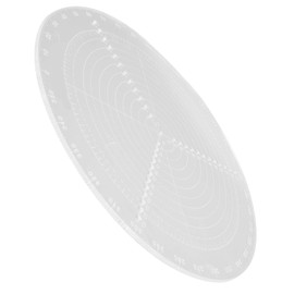 Lathe Centering Tool for Woodworking - Round Center Finder with Clear Scales Acrylic Ruler (Large Centering Ruler for Woodworking (Diameter 30cm)