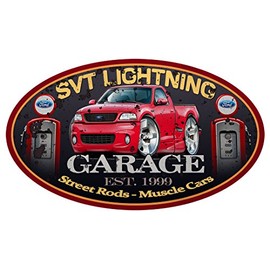 1999-04 Ford SVT Lightning F150 Pickup Truck Classic Car-toon Wall Art Graphic Decal Sticker (2 Ft)
