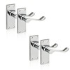 XFORT Chrome Elegance Range Polished Chrome Victorian Scroll Lever Latch