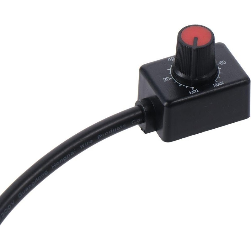 iuniq DC 0/1-10v Knob Led Dimmer,Low Voltage Passive Dimmer,Anti-Interference Strobe