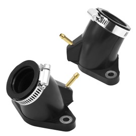 Wai Danie Carburettor Intake Carburettor Interface Air Joint Boot Connector Adapter, Intake Manifold Bracket Boat, Compatible with Yamaha XVS650, V-Star, 4TR-13586-01-00, 4TR-13596-01-00