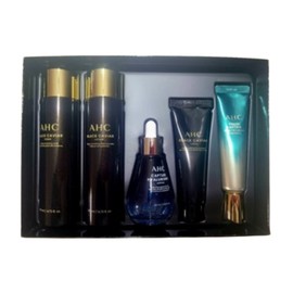 AHC Black Caviar Skin Care Toner Lotion Cream Eye Cream Ampoule 5-piece set / AHC 블랙 캐비어 스킨케어 토너 로션 크림 아이크림 앰플 5종 세트