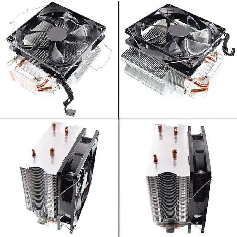 DGZZI - 2 ganchos para ventilador de radiador de CPU