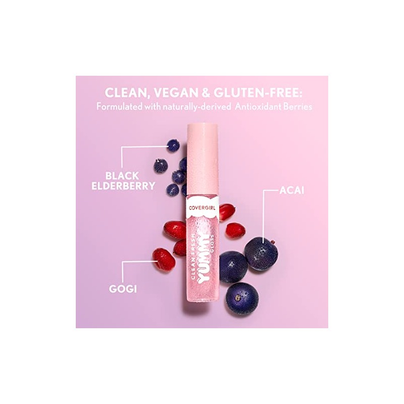 Clean Fresh Yummy Gloss - 600 My Strawbooty by CoverGirl