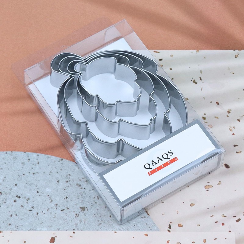 Leaf Cookie Cutter Set - 5", 4", 3", 2" -