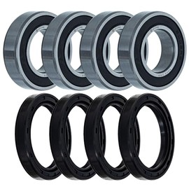 NICHE Wheel Bearing Seal Kit for Kawasaki Mule 2510 3000 3010 4000 4010 6005-2RS