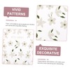 TOVINANNA 4sets Flower Nail Art Stickers Chic Floral Designs for