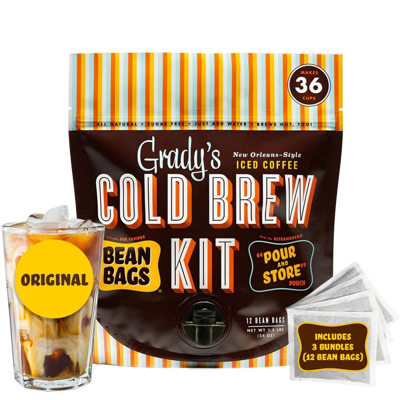 GRADY’S COLD BREW, New Orleans Style, 100% Arabica Ground Coffee