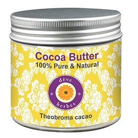 Deve Herbes Cocoa Butter (Theobroma Cacao) Natural Therapeutic Grade 50gm (1.76oz)