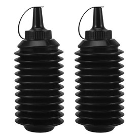 ifundom Splatter Ball Bottle Pack of 2 600 ml Foldable Ball Container Play Water Balls Storage Holder Refill Container Black PP 20 x 8 x 8 cm 600 ml