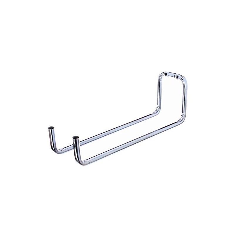 Wall Hook Double-Angled Galvanised Steel 12 mm Diameter