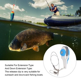 Alomejor Outrigger Glider Board Unlock Clips Fishing Line Release Clip Adjustable Heavy Tension Downrigger Clips