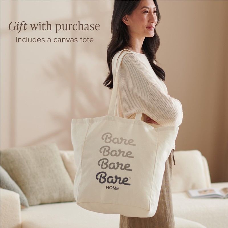 Bare Home 100% Organic Cotton Split Head Flex King Sheet