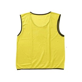 Logic Bibs for Children, Adults, Plain, Unnumbered, 10 Colors, Mesh, Football, Basketball, Futsal, School, Events, Municipality, Sports Festival, 1 Piece, yellow