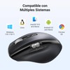 UGREEN Mouse Inalámbrico 2.4G & Bluetooth, Scrolling Ultra-rápido, Mouse Ergonómico
