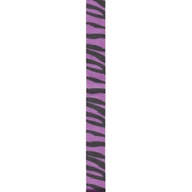 Offray Jungle Zebra Animal Print Craft Ribbon, 5/8-Inch Wide by 25-Yard Spool, Purple