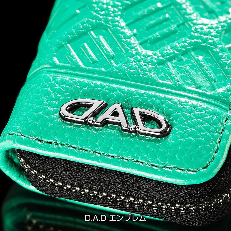 D.A.D Smart Key Case II SS Model Monogram Leather Ocean