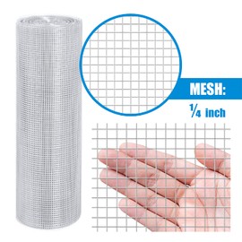 Fencer Wire 23 Gauge Galvanized Hardware Cloth with Mesh Size 1/4" x 1/4" (3 ft. x 50 ft.)
