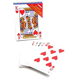 Kelli's Shop HSC Large Playing Cards - 4.75" x 6.5", Multicolor
