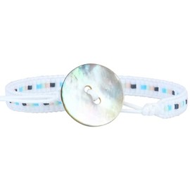 KELITCH Retro Miyuki Pearl Bracelet Bangle Cuff Bracelet Women Bohemian Handmade Bracelet Jewellery 31I, miyuki