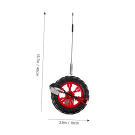 KOMBIUDA Mini Spare Tyre Flagpole Ornament Creative Car Accessories Lightweight Design Fit for Cars Trucks and Motorcycles Unique Tire and Flag Design for Modern Style