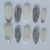 FTmoonie Nail Tips Nail Stickers Press-on Nails 10-Piece Set, DIY