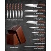 CoquusAid Knife Set, New 15° Beveled Easy Insert, 15 Pcs