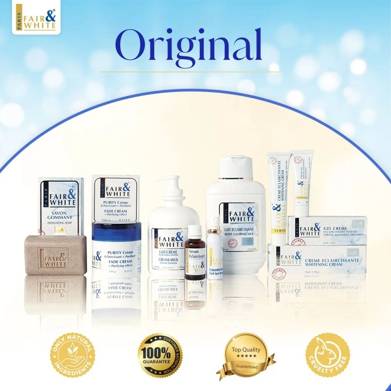 Crema Aclarante Fair & White Original - Despigmentante - 50g