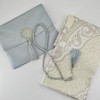 BABY SHOWER CHOCOLATE Muslim Prayer Rug with Prayer Beads and