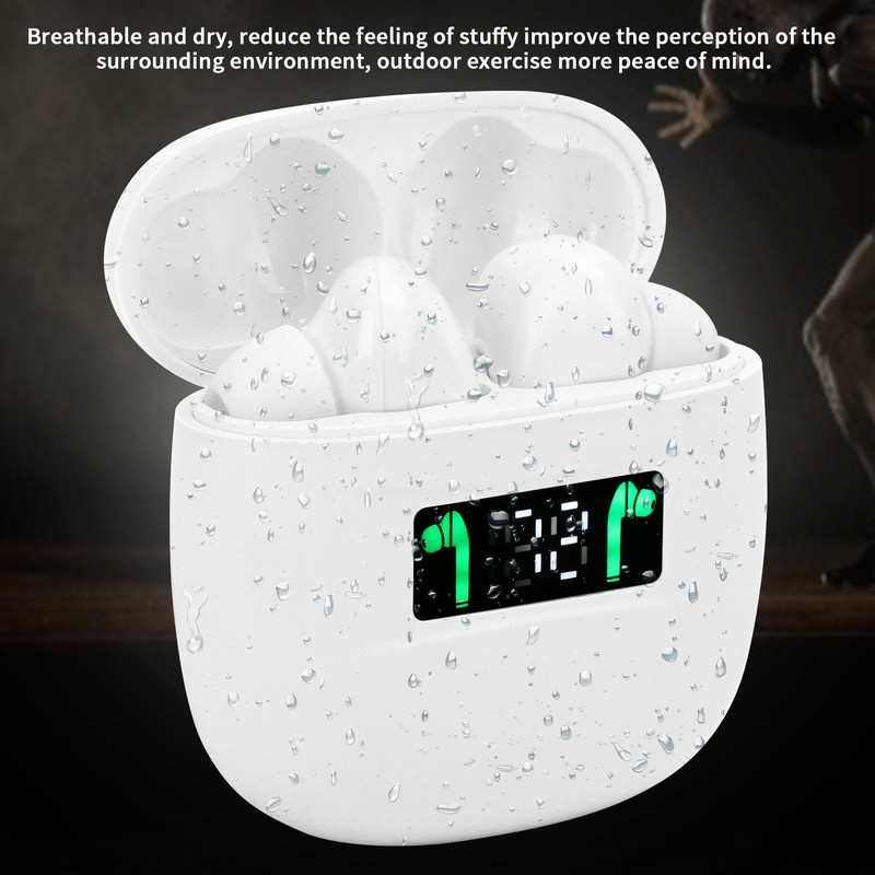 True Wireless J3pro Bluetooth 5.2 Earphone with LED Digital Display