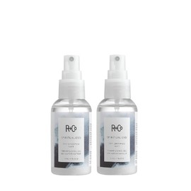 R+Co Spiritualized Dry Shampoo Mist Travel Size | Post-Workout Non-Aerosol Formula | Removes Build Up + Soothes Scalp + Extends Wash | TSA Approved | Vegan + Cruelty-Free | Set of 2