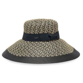 betmar Women's Betmar Audrey Wide Brim Sun Hat natural black 1sfm one size fits most