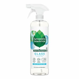 Seventh Generation Glass Cleaner, Sparkling Sea Scent, Streak-Free Shine, 23 Fl Oz