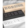 DEWENWILS 4-Pack Duplex Wall Plate, Metal Wall Outlet Cover for