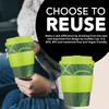 Ecoffee Cup 812 028 Reusable Eco Friendly Cup Saucer 350ml