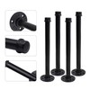3/4" Industrial Pipe Wall Mounted Clothing Rack, Heavy Duty Rustic